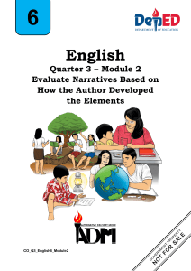 English Module: Evaluating Narratives