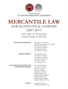 mercantile law research topics