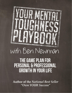 Ben Newman Your Mental Toughness Playbook