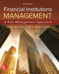 Anthony Saunders  Marcia Millon Cornett - Financial Institutions Management  A Risk Management Approach-McGraw-Hill Education (2017)