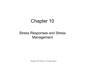 Chapter 010 - Stress Response and Stress Management pptx