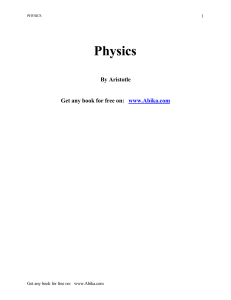 Aristotle - Physics (2004)