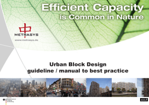 Urban Design Guideline
