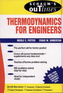 Schaums thermodynamics