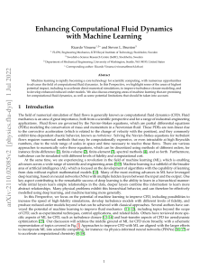 Enhancing Computational Fluid Dynamics with Machine Learning