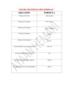 FORMULAS