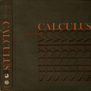 Calculus - Spivak