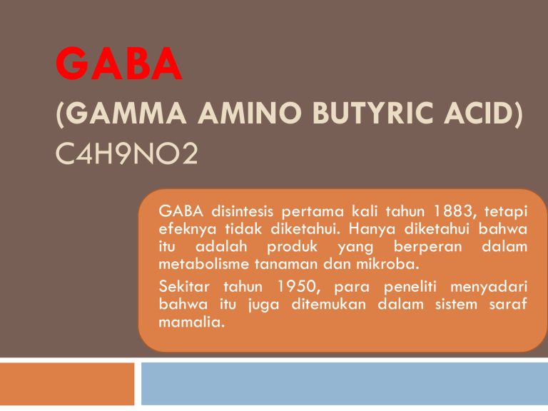 GABA