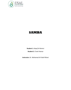 Samba report