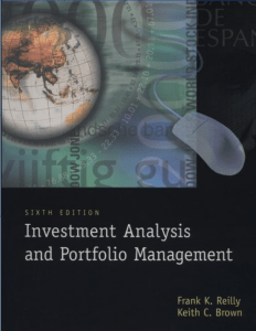 Frank K. Reilly, Keith C. Brown - Investment Analysis and Portfolio Management