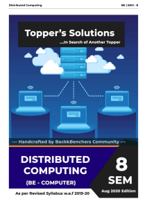 Distributed Computing Toppers Solution