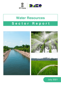 Niti ayog 9a Sector Report Water Resources