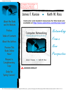 Curose-Ross - Computer Networking - A Top-down Approach Featuring the Internet  Third Edition