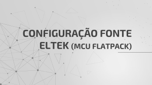 manual configuração ELTEK FlatPack