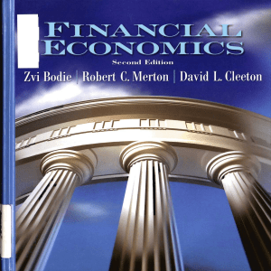 1. Financial Economics 2nd edition