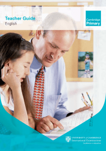 Cambridge Primary English Teacher Guide - PDF Room