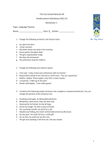 Grade 8 Worksheet C