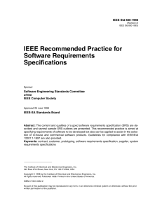 IEEE 830 Software Requirements Spec