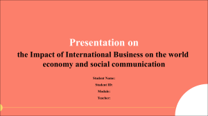 Individual Presentation-International Business