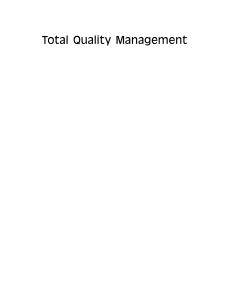 Total Quality Management, McGraw Hill Publishing Company