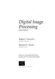 Digital Image Processing 3rd ed. - R. Gonzalez, R. Woods