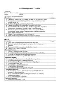 thesis-checklist