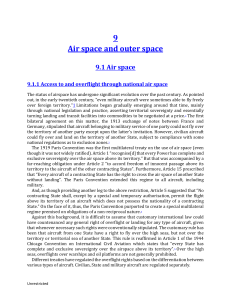 Airspace Sovereignty & Overflight Rights: Legal Analysis