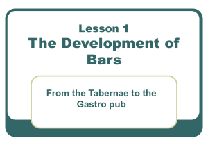 Lesson 1 - The Development of Bars  (revised)-f8e500be1365fa216696fd027c87cf7e