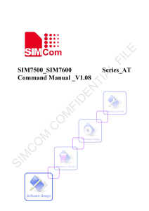 SIM7500 SIM7600 Series AT Command Manual V1.08