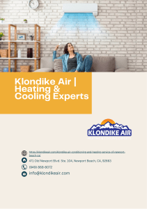 Klondike Air  Heating & Cooling Experts