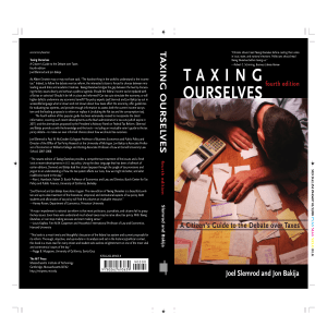 Taxing Ourselves, 4th Edition  A Citizen's Guide to the Debate over Taxes ( PDFDrive )