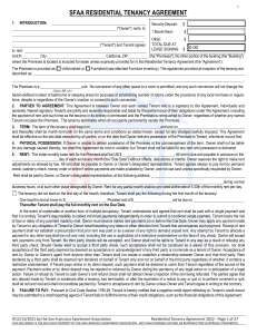 SFAA Residential Tenancy Agreement Fillable (2022) (1)