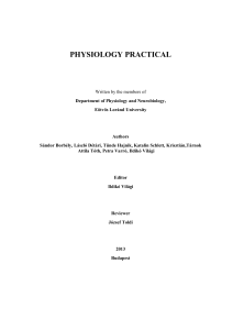 Physiology Pactical (2013)