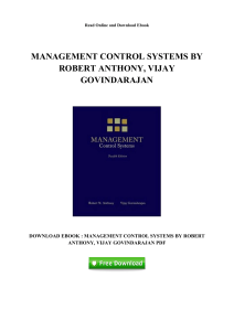 pdfcoffee.com management-control-systems-by-robert-anthony-vijay-govindarajan-pdf-pdf-free