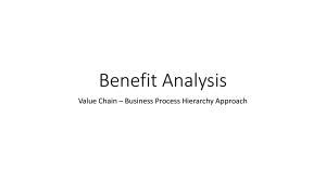 Benefits Analysis Value Chain and BPH Approaches