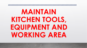 scfull.com maintain-kitchen-tools-equipment-and-working-area