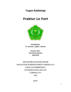 Tugas Radiologi Fraktur Le Fort