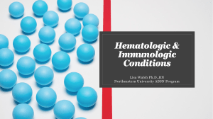 Hematologic and Immunologic 1(2)