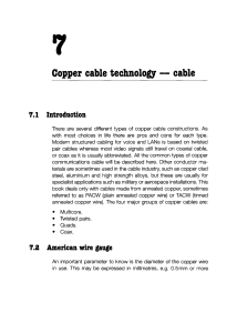 copper cable technology
