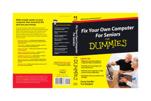 Fix Your Own Computer For Seniors For Dummies