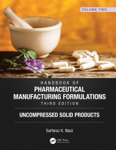 2 Handbook of Pharmaceutical Manufacturing Formulations UnCompress
