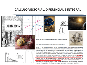 Unidad Uno 1 Calculo Vectorial, diferencial e integra....