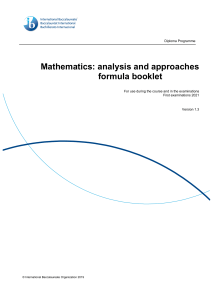 Formula booklet Version 1.3