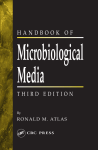 Atlas Handbook of Microbiological Media 3rd ed
