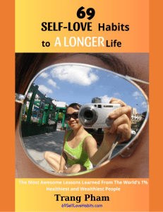 69 Self-Love Habits to A Longer Life