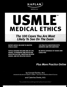 100 cases of Ethics by Dr Conrad Fischer