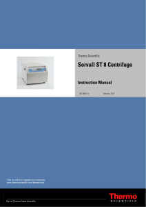 laboratory centrifuge sorvall st8 instruction manual