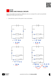 GCSE-Series-and-Parallel-Circuits-Answers