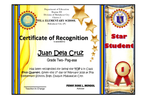Award Certificates EDITABLE