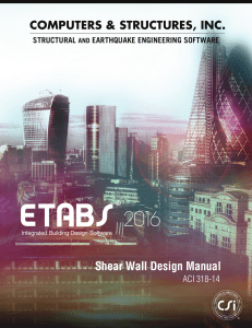 ETABS 2016 ACI-318-14 Shear Wall Design Manual